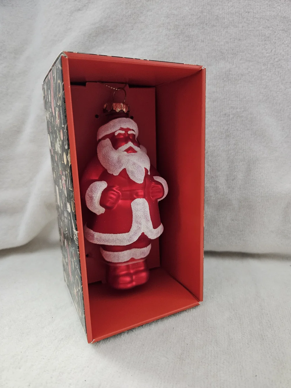 NIB John Derian for Target Christmas Glass Santa Claus Ornament 2025